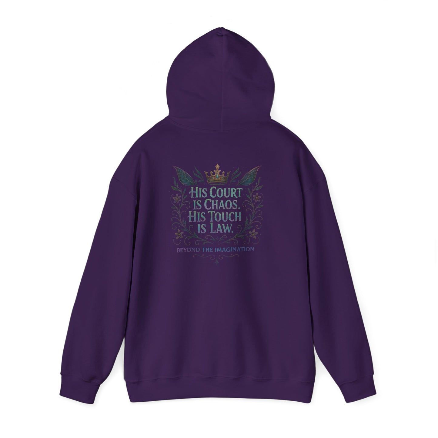 "His Court. His Law." - Dark Fantasy Hoodie