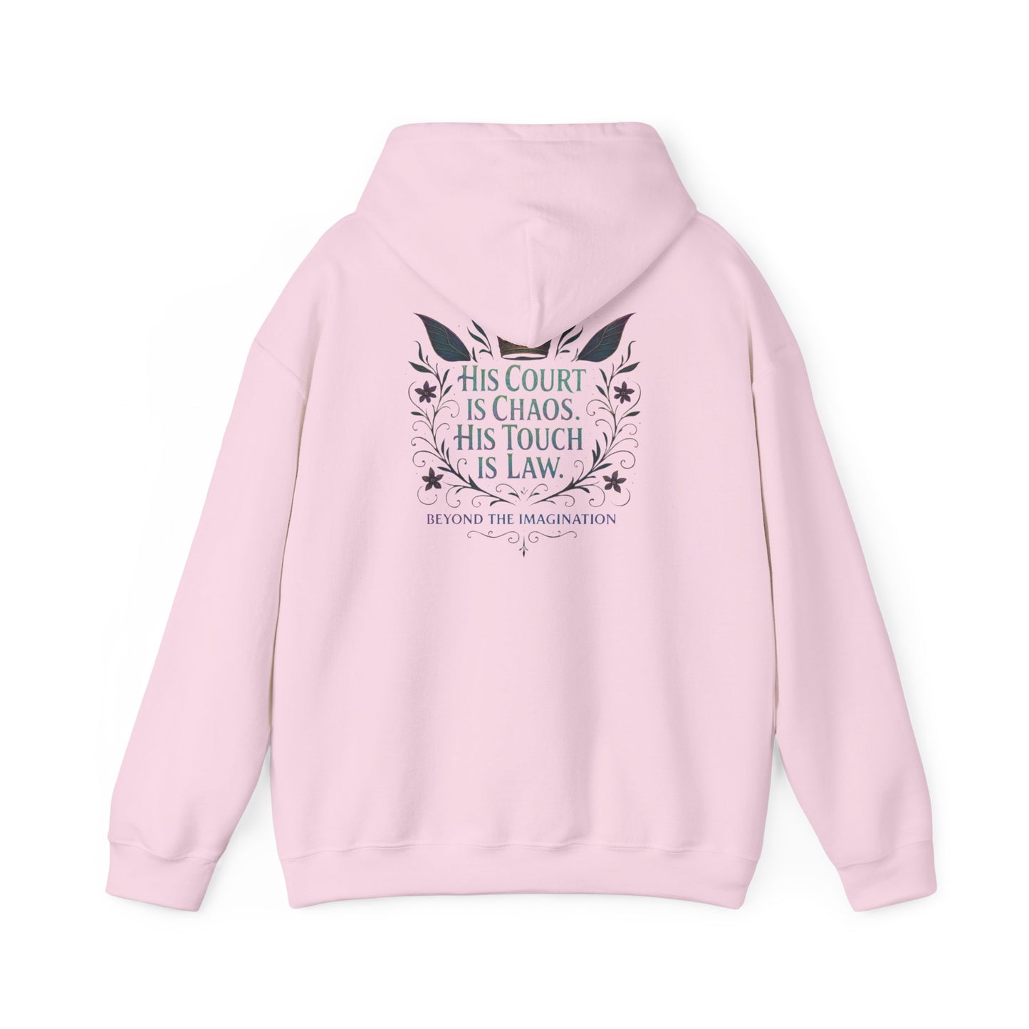 "His Court. His Law." - Dark Fantasy Hoodie
