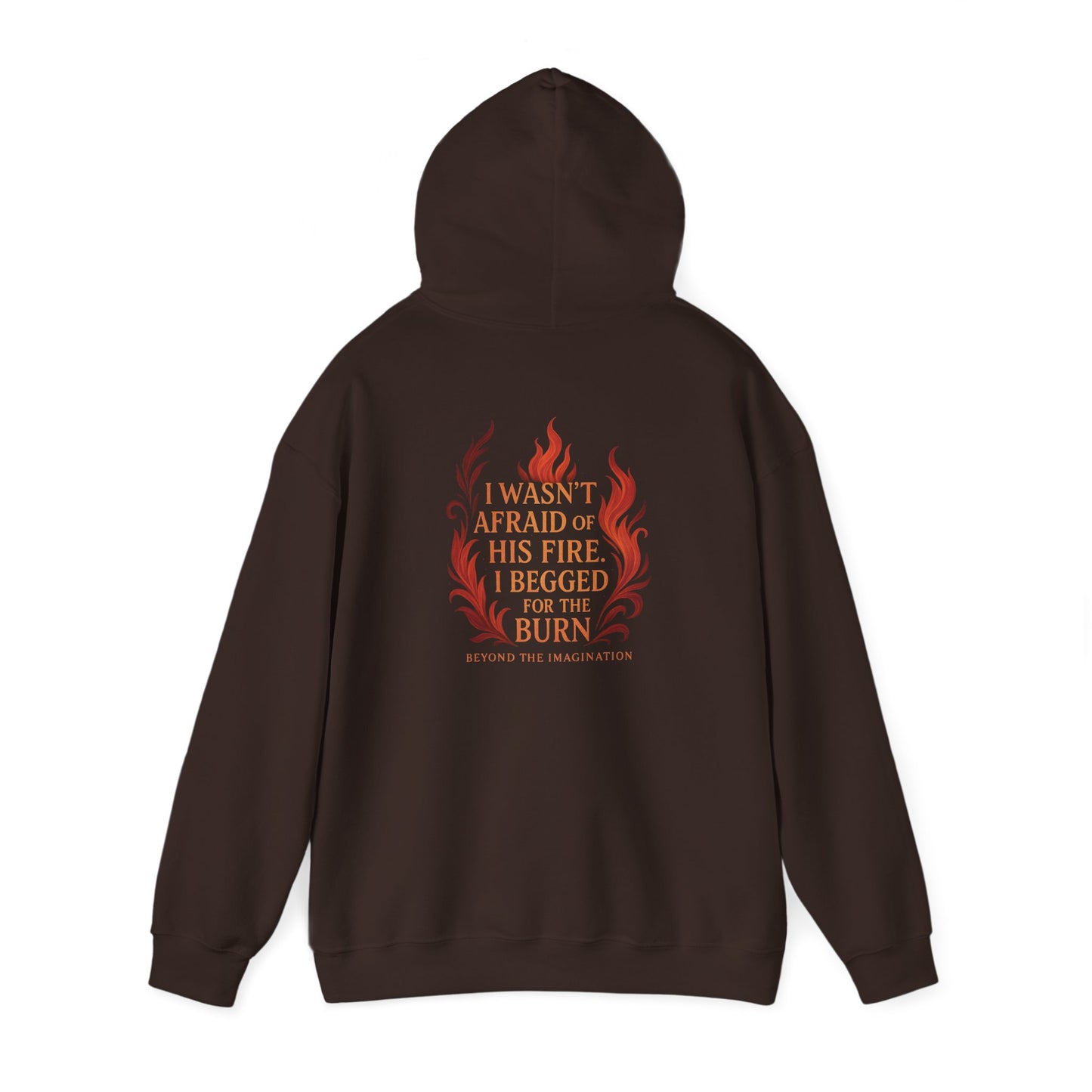 "I Begged for the Burn" Fantasy Flame Hoodie