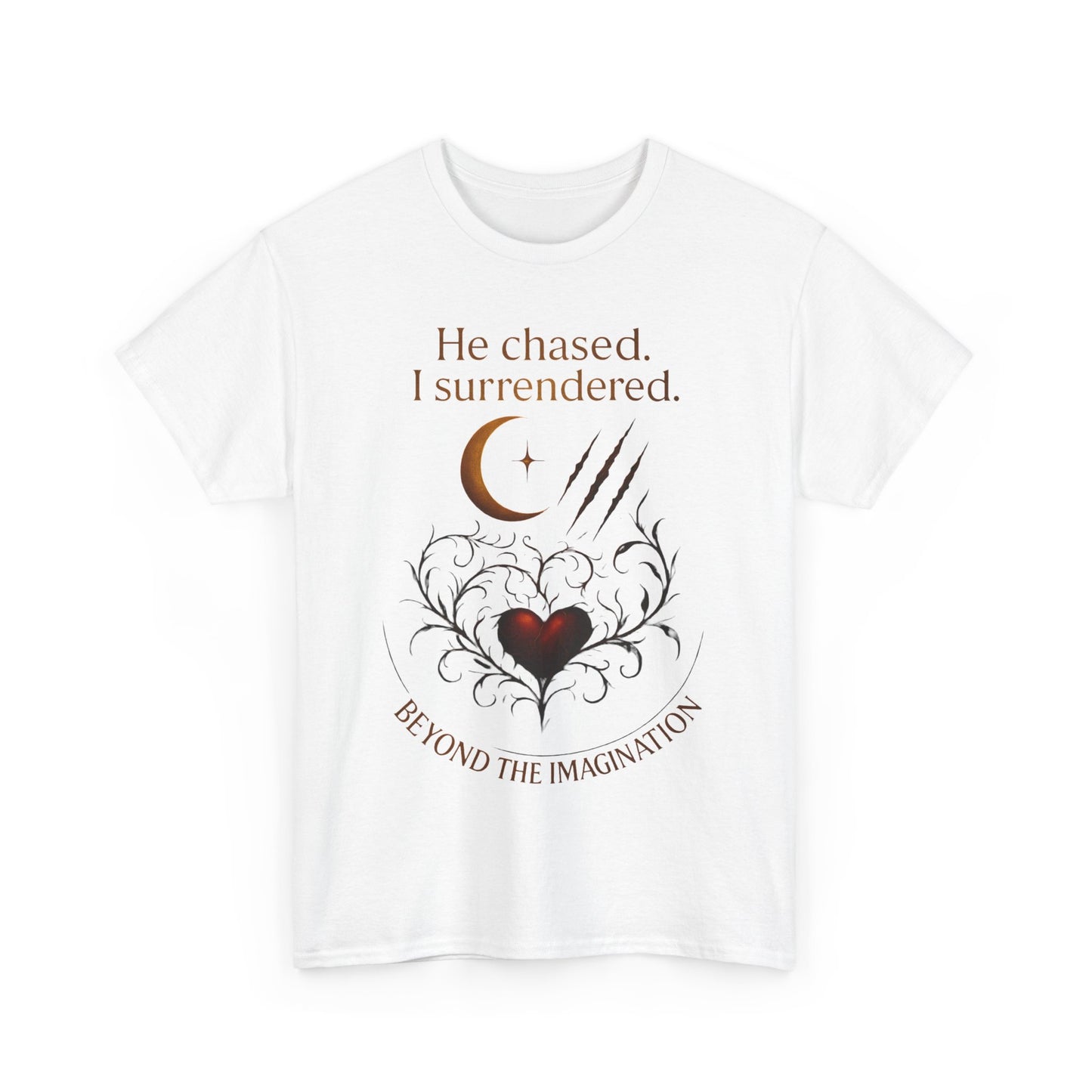 "He chased, I surrendered" - Primal Love Graphic Tee