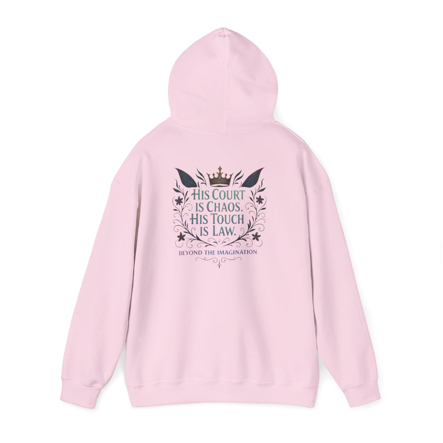 "His Court. His Law." - Dark Fantasy Hoodie