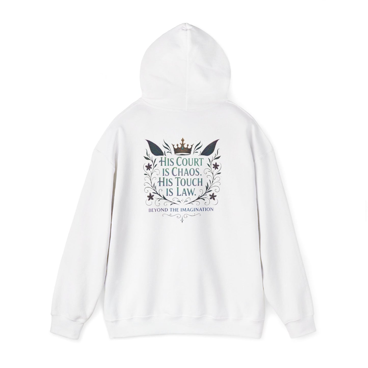 "His Court. His Law." - Dark Fantasy Hoodie