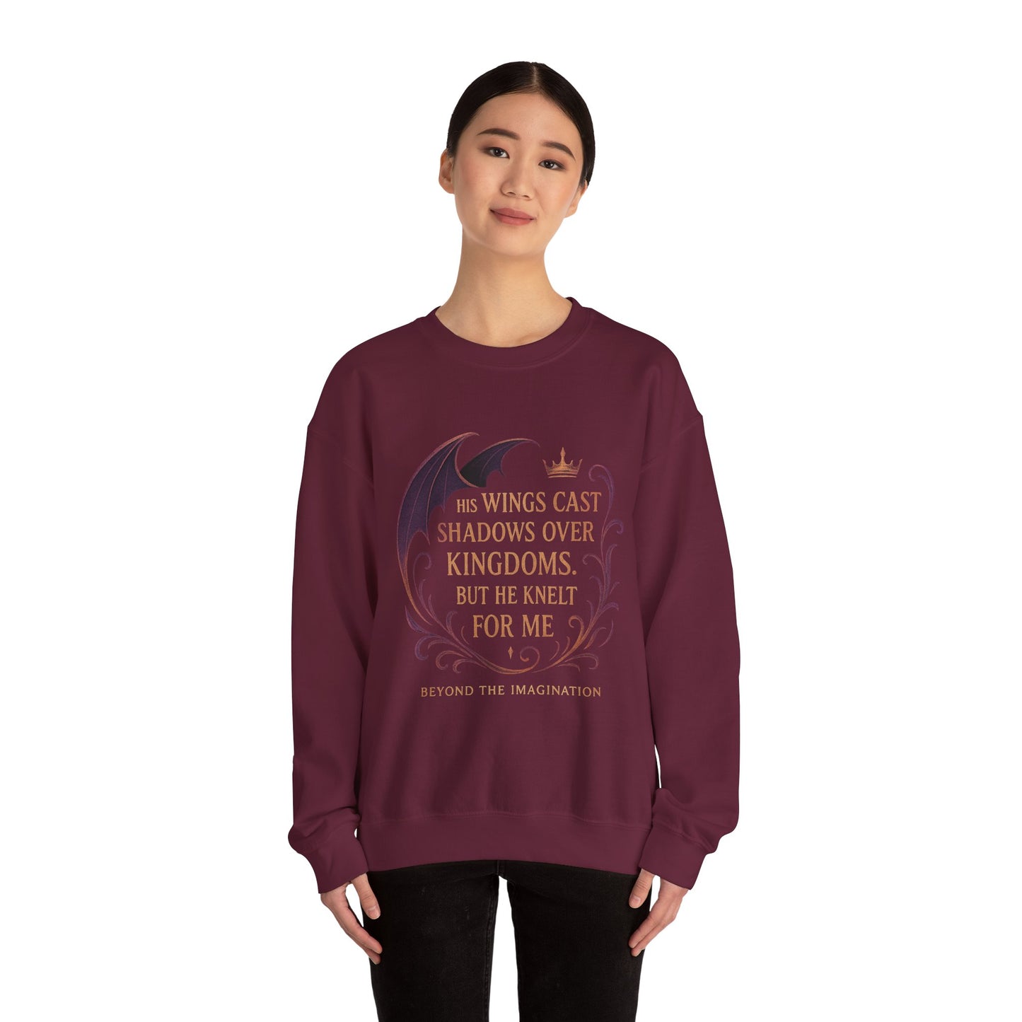 "He Knelt For Me" Dragon Romance Crewneck