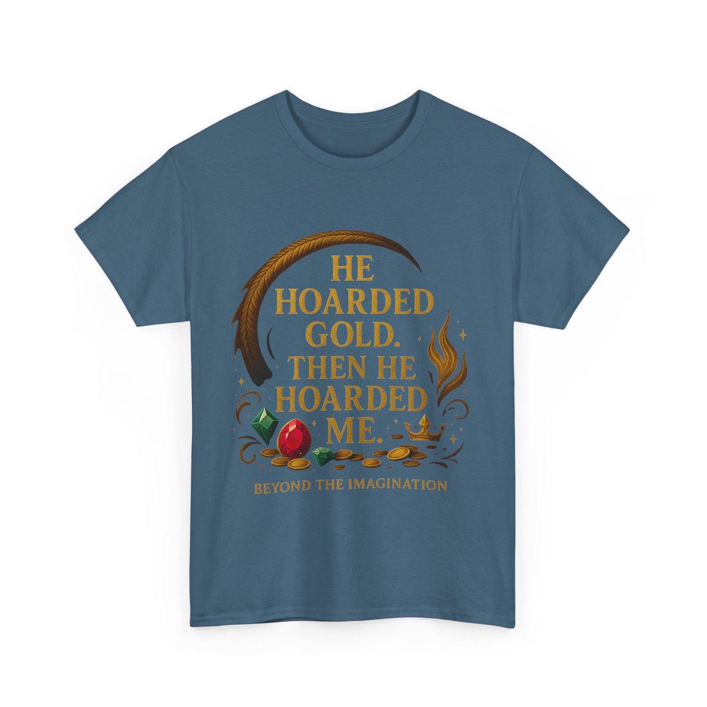 Hoarded Heart Tee - Dragon Treasure Romance Shirt