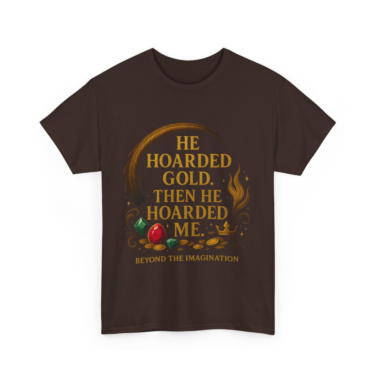 Hoarded Heart Tee - Dragon Treasure Romance Shirt