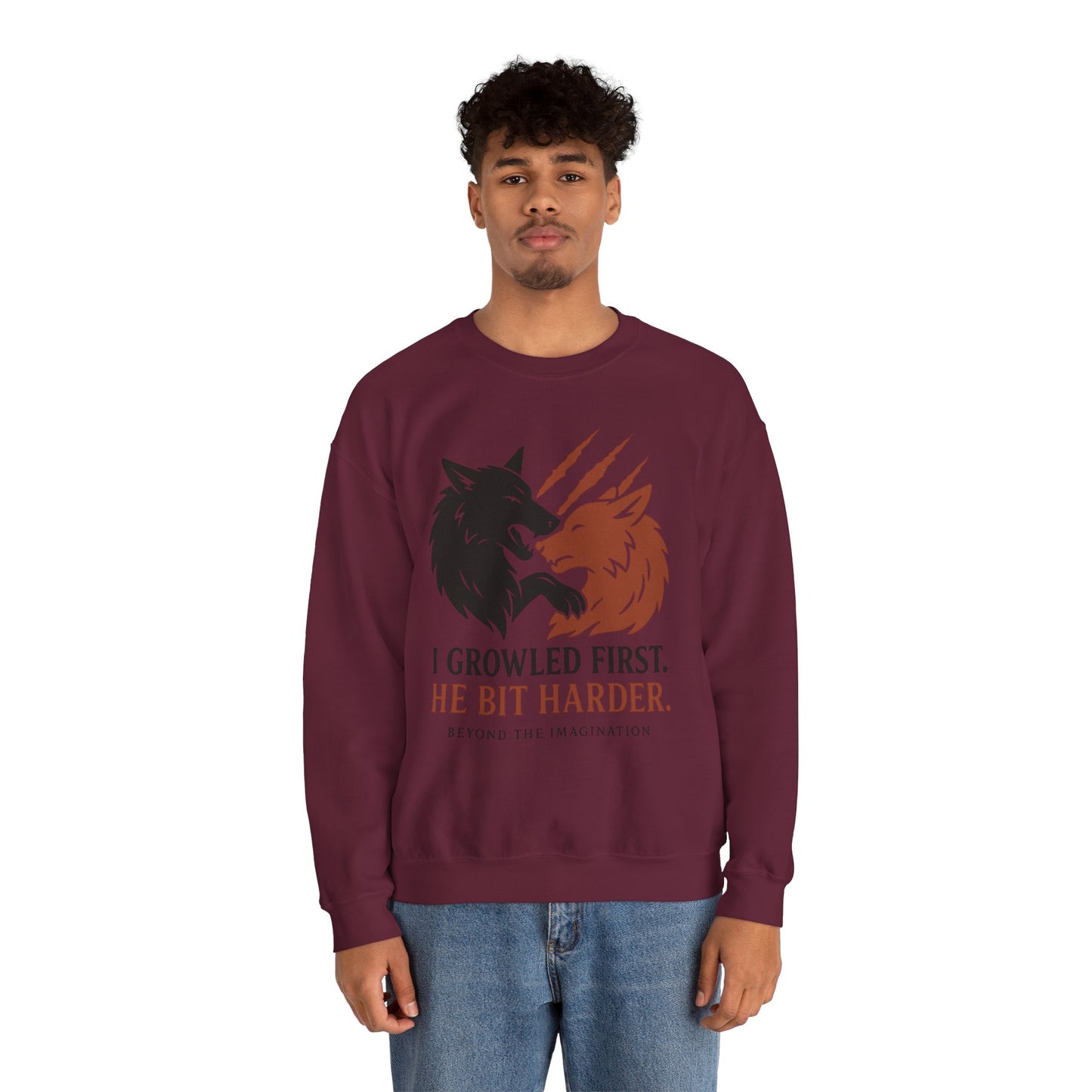 "I Growled First" Wolf Shifter Romance Sweatshirt