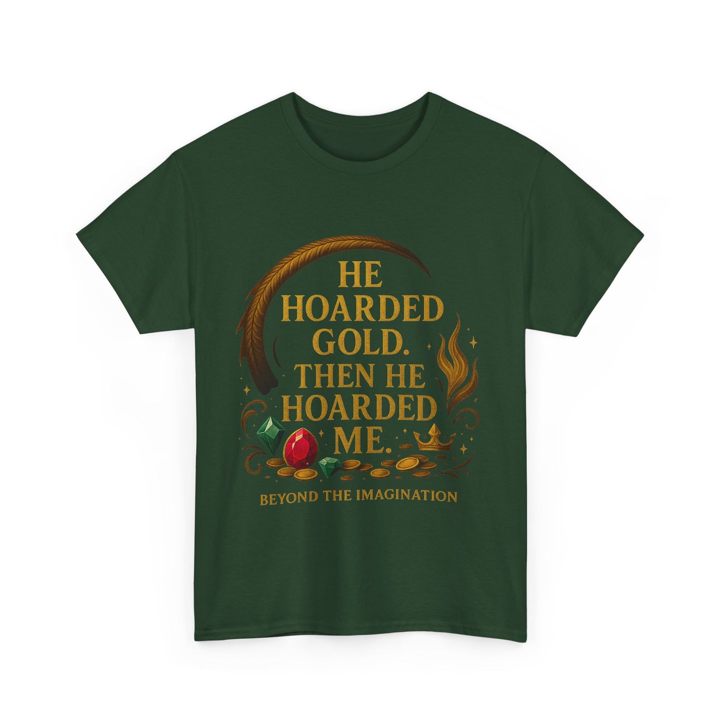 Hoarded Heart Tee - Dragon Treasure Romance Shirt