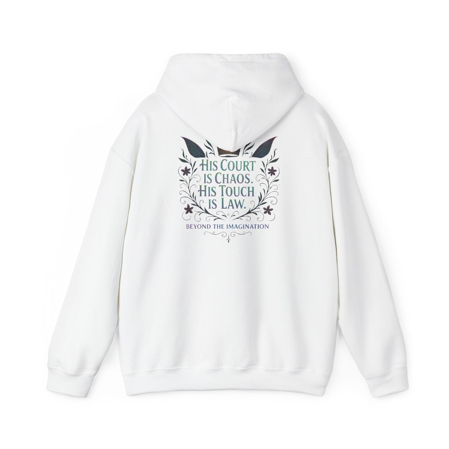 "His Court. His Law." - Dark Fantasy Hoodie