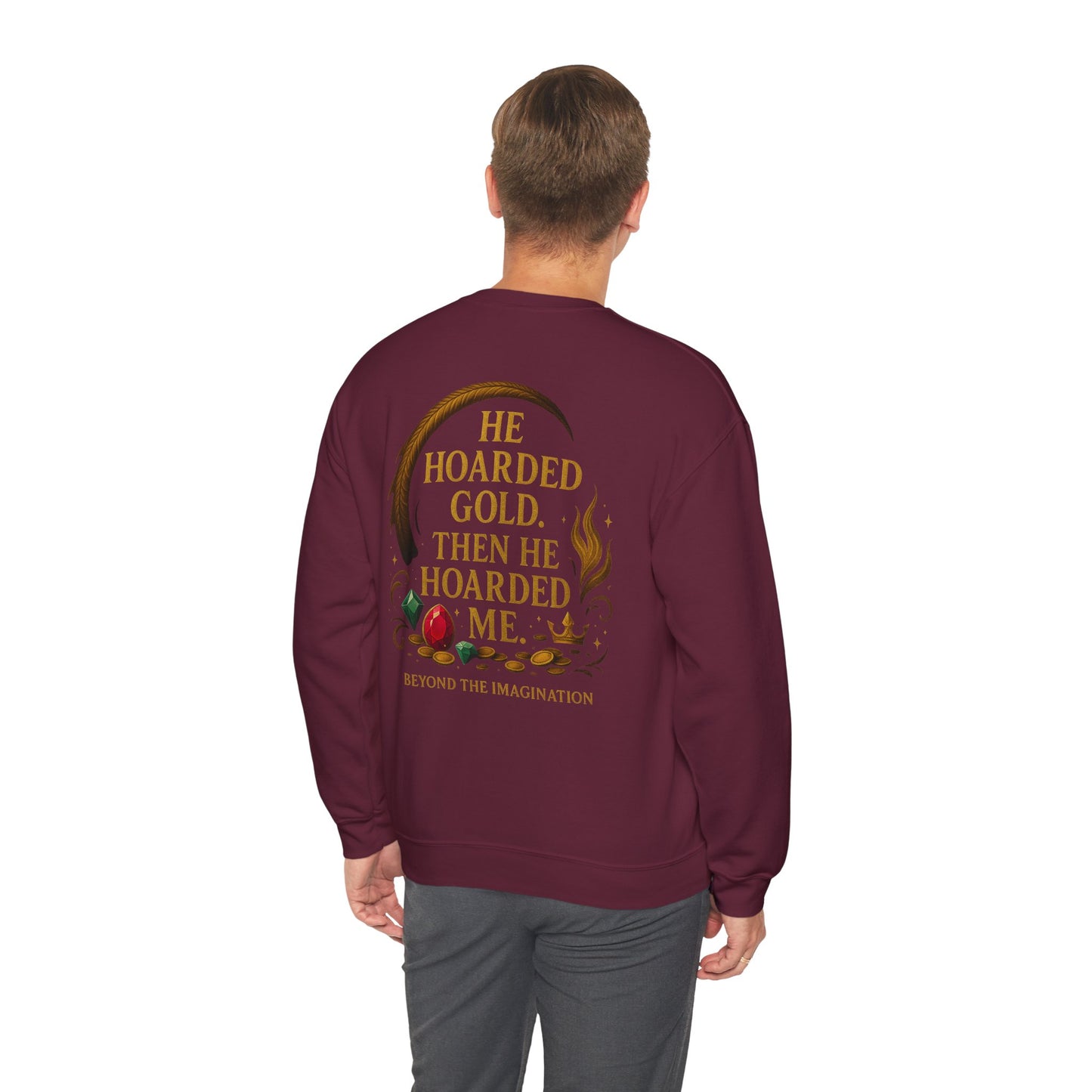 He Treasured Me - Romantic Fantasy Crewneck