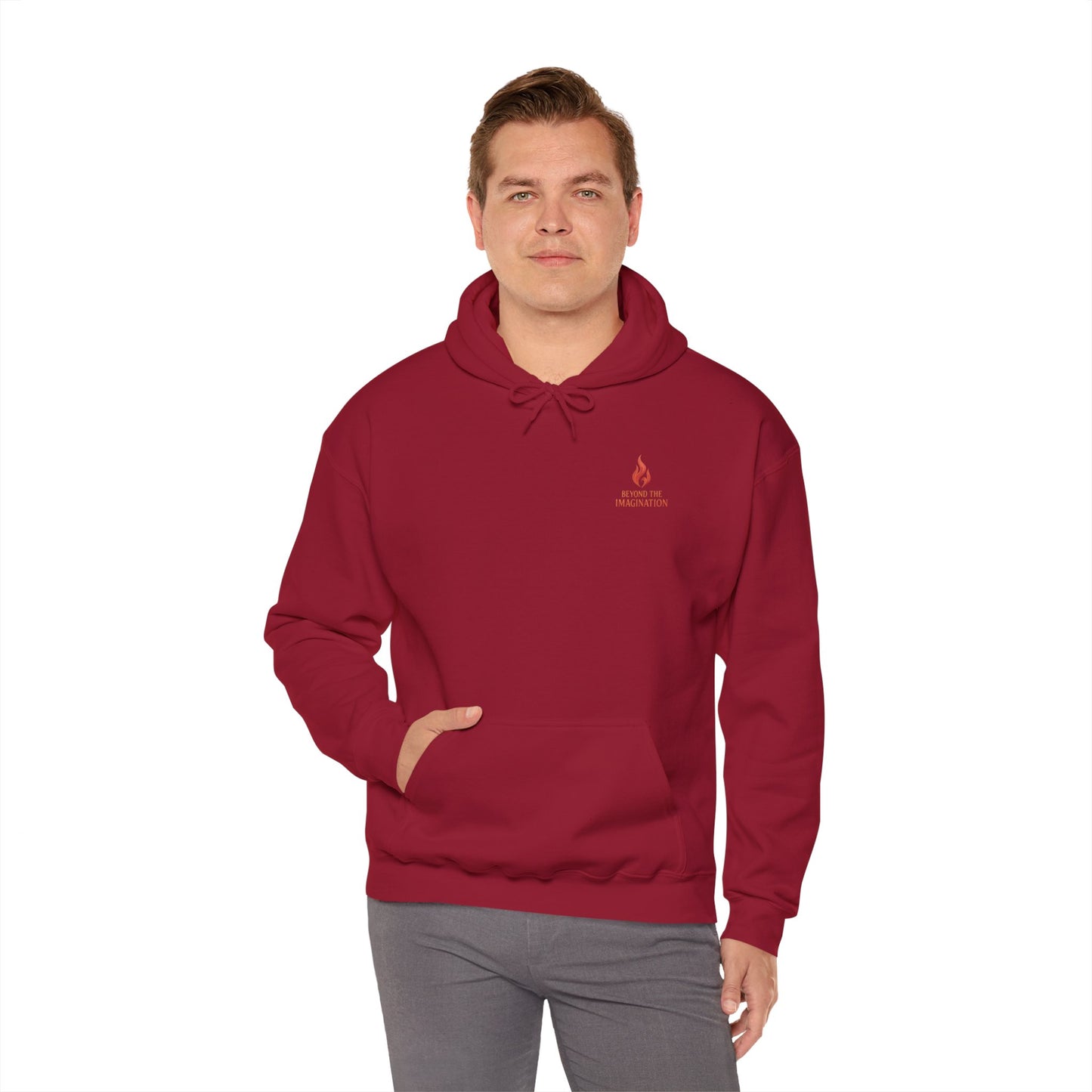 "I Begged for the Burn" Fantasy Flame Hoodie