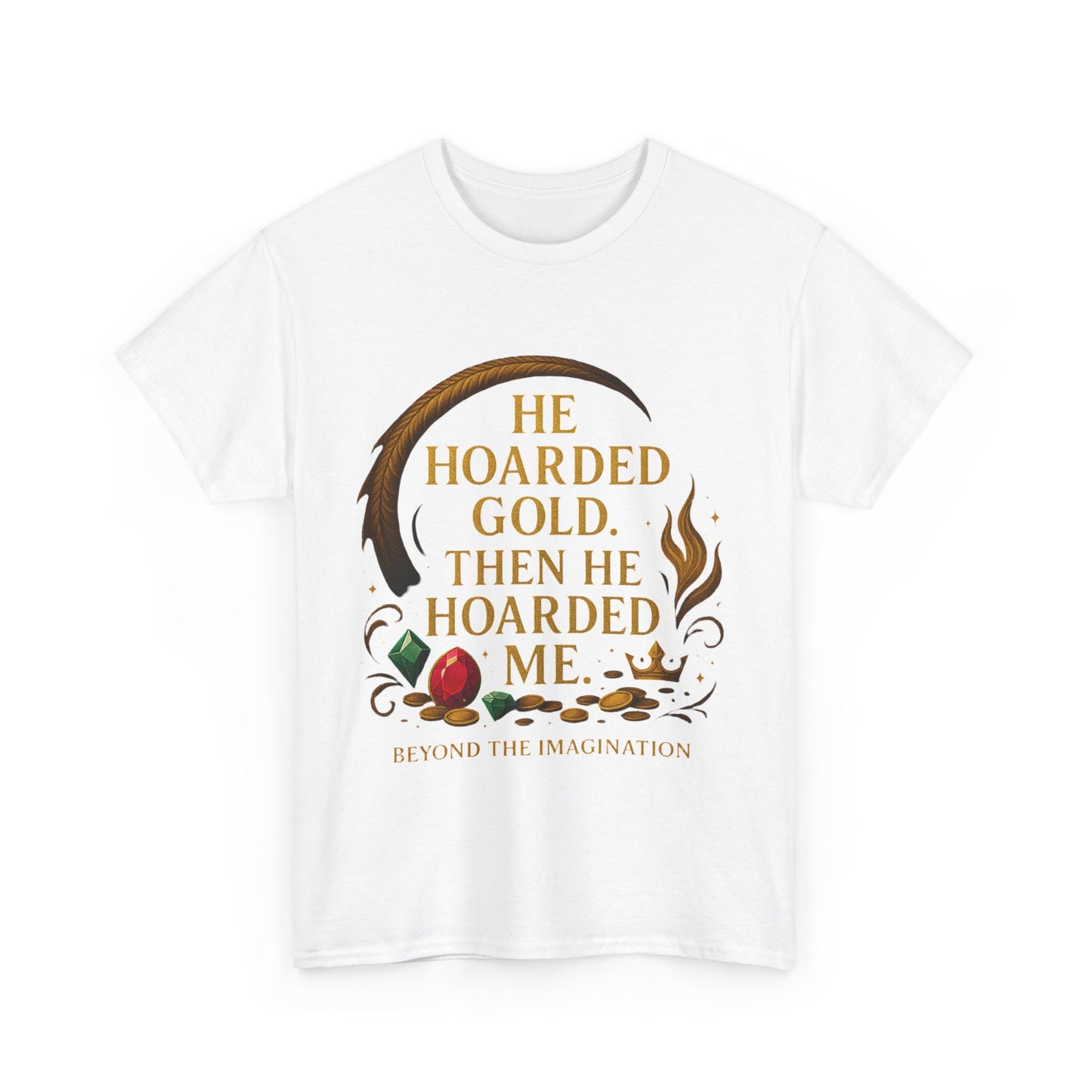 Hoarded Heart Tee - Dragon Treasure Romance Shirt