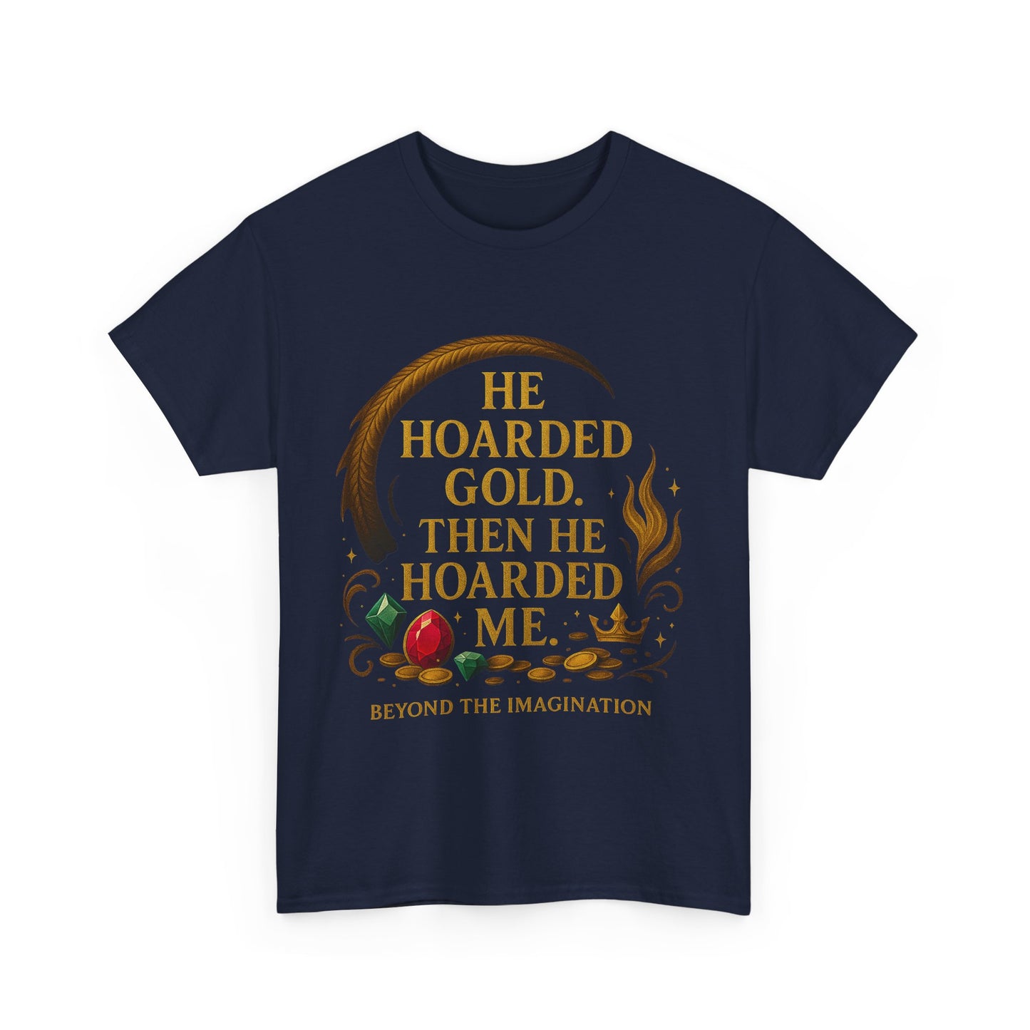 Hoarded Heart Tee - Dragon Treasure Romance Shirt