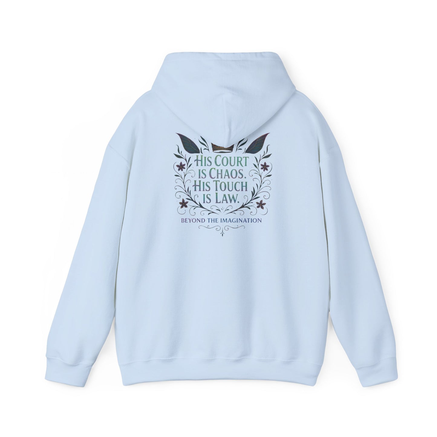 "His Court. His Law." - Dark Fantasy Hoodie