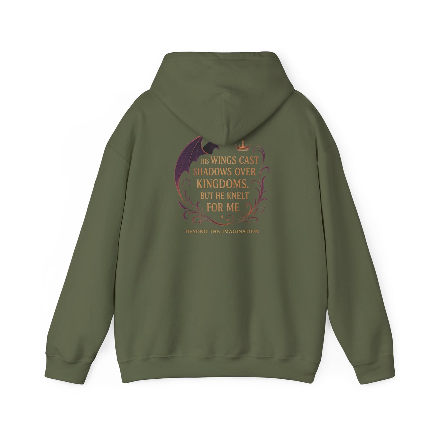 "He Knelt for Me" Fae Romance Hoodie