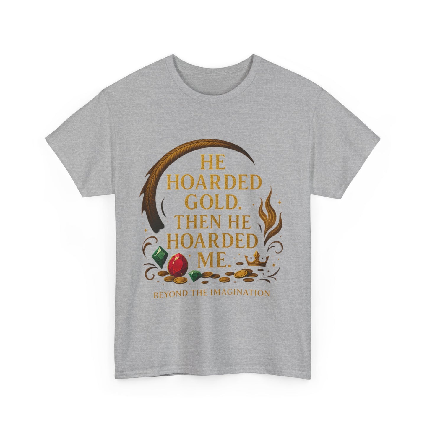 Hoarded Heart Tee - Dragon Treasure Romance Shirt
