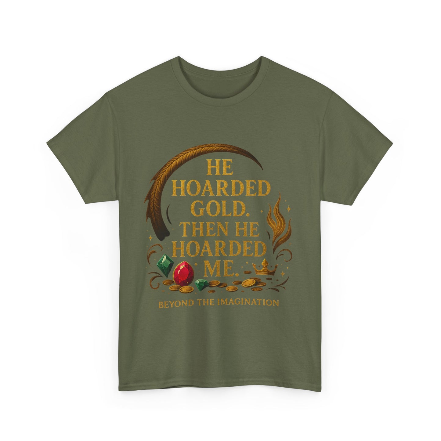 Hoarded Heart Tee - Dragon Treasure Romance Shirt