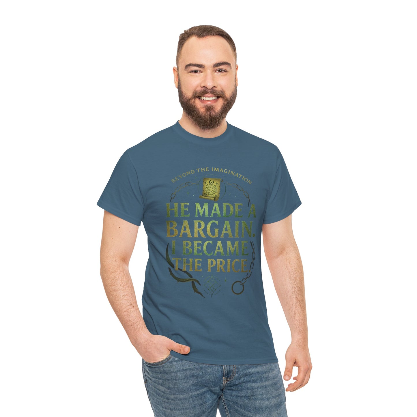 "He Made a Bargain" Fantasy Quote Tee