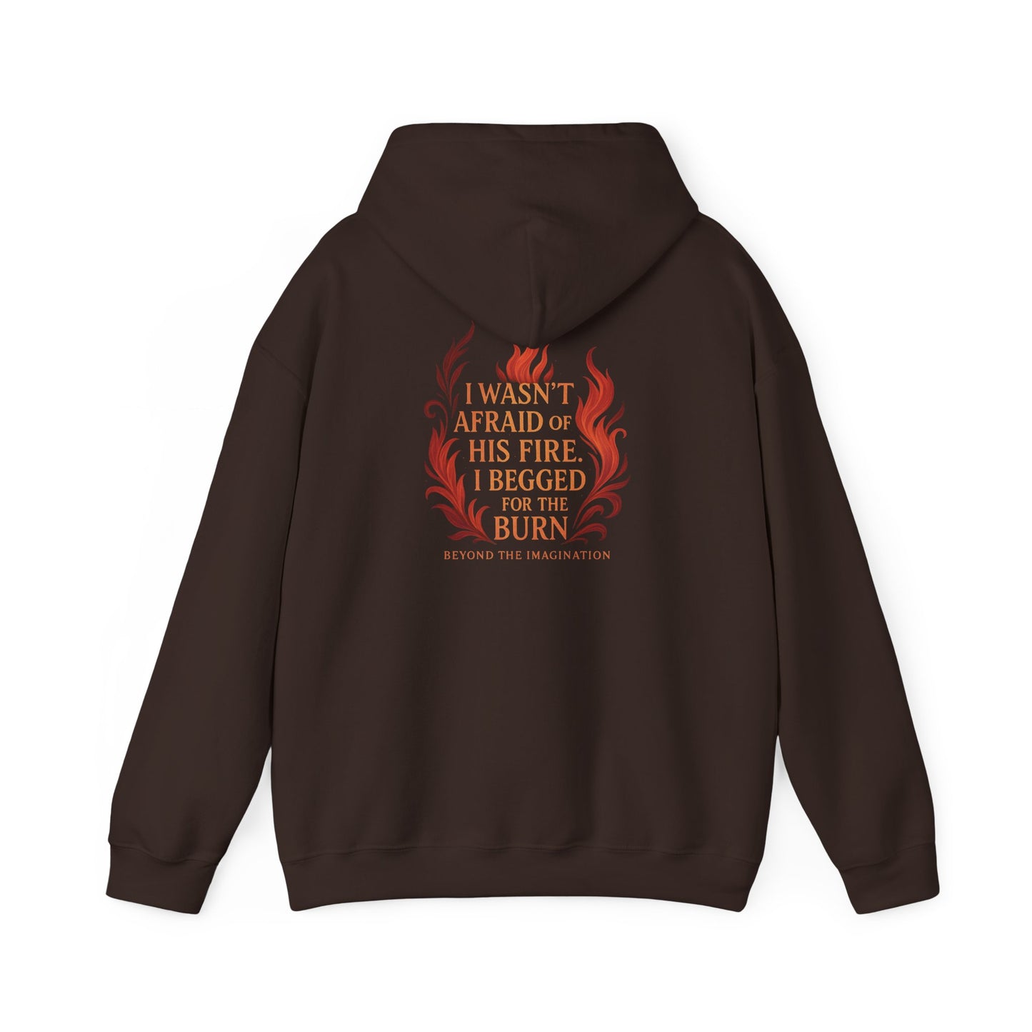 "I Begged for the Burn" Fantasy Flame Hoodie