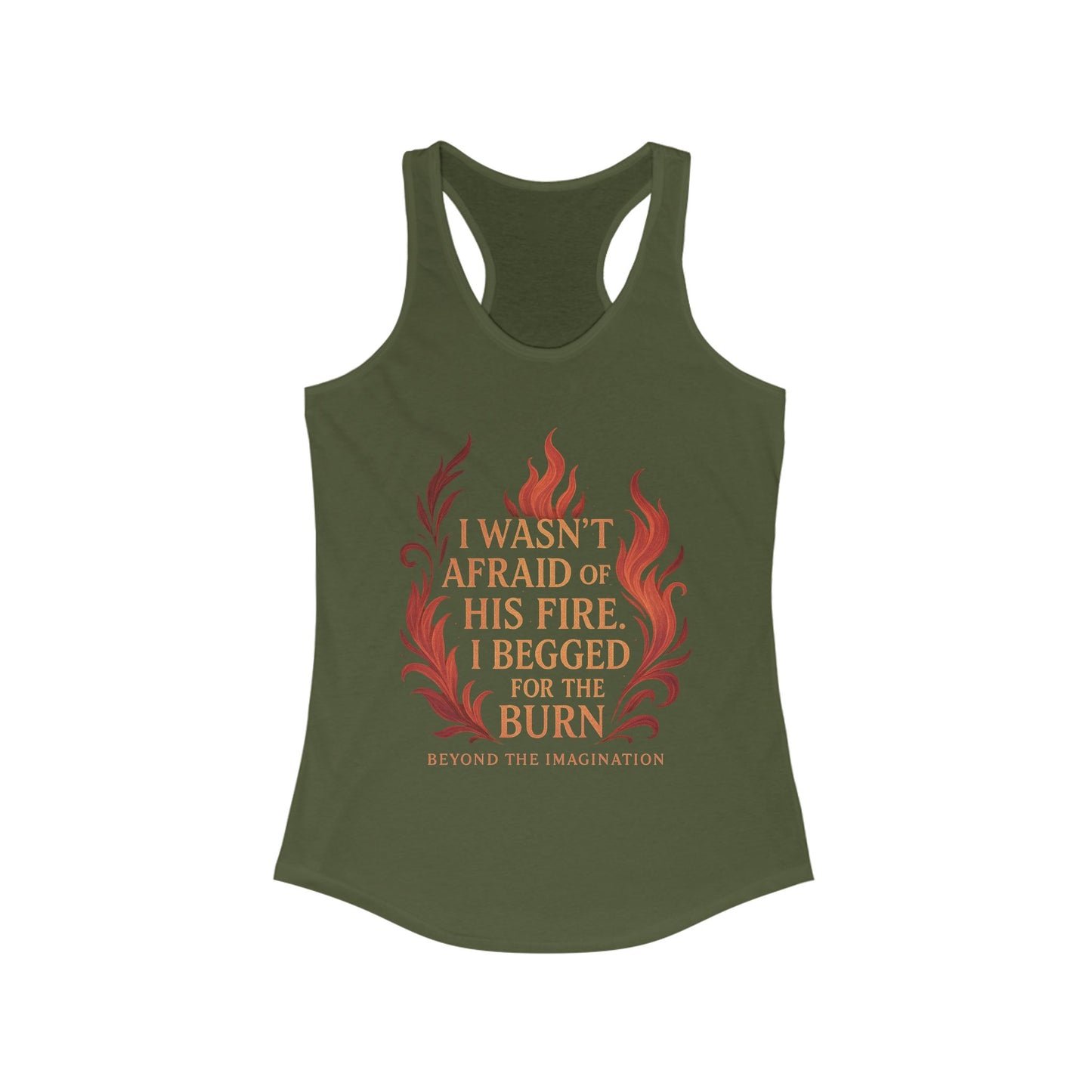"Begged for the Burn" Racerback Tank
