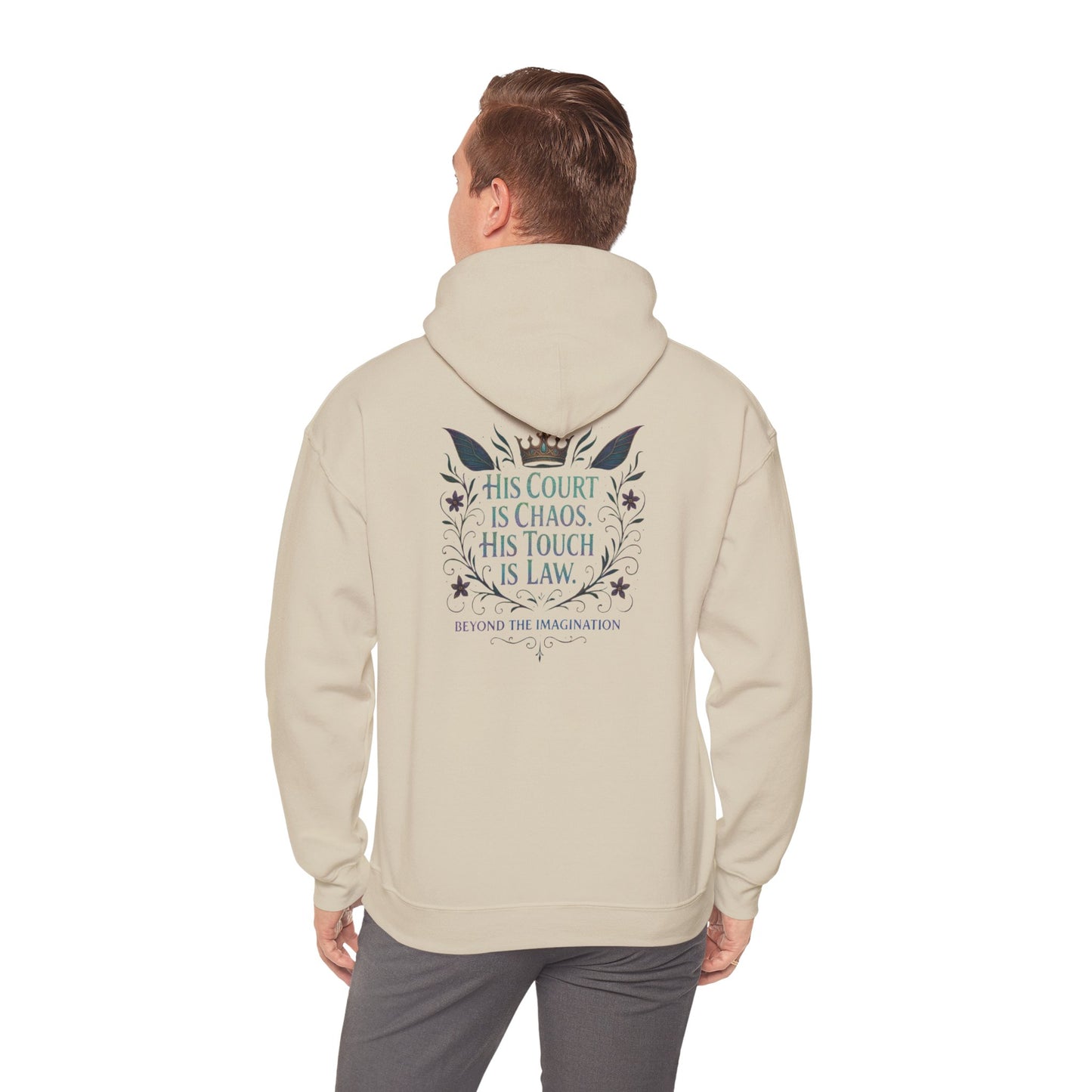 "His Court. His Law." - Dark Fantasy Hoodie