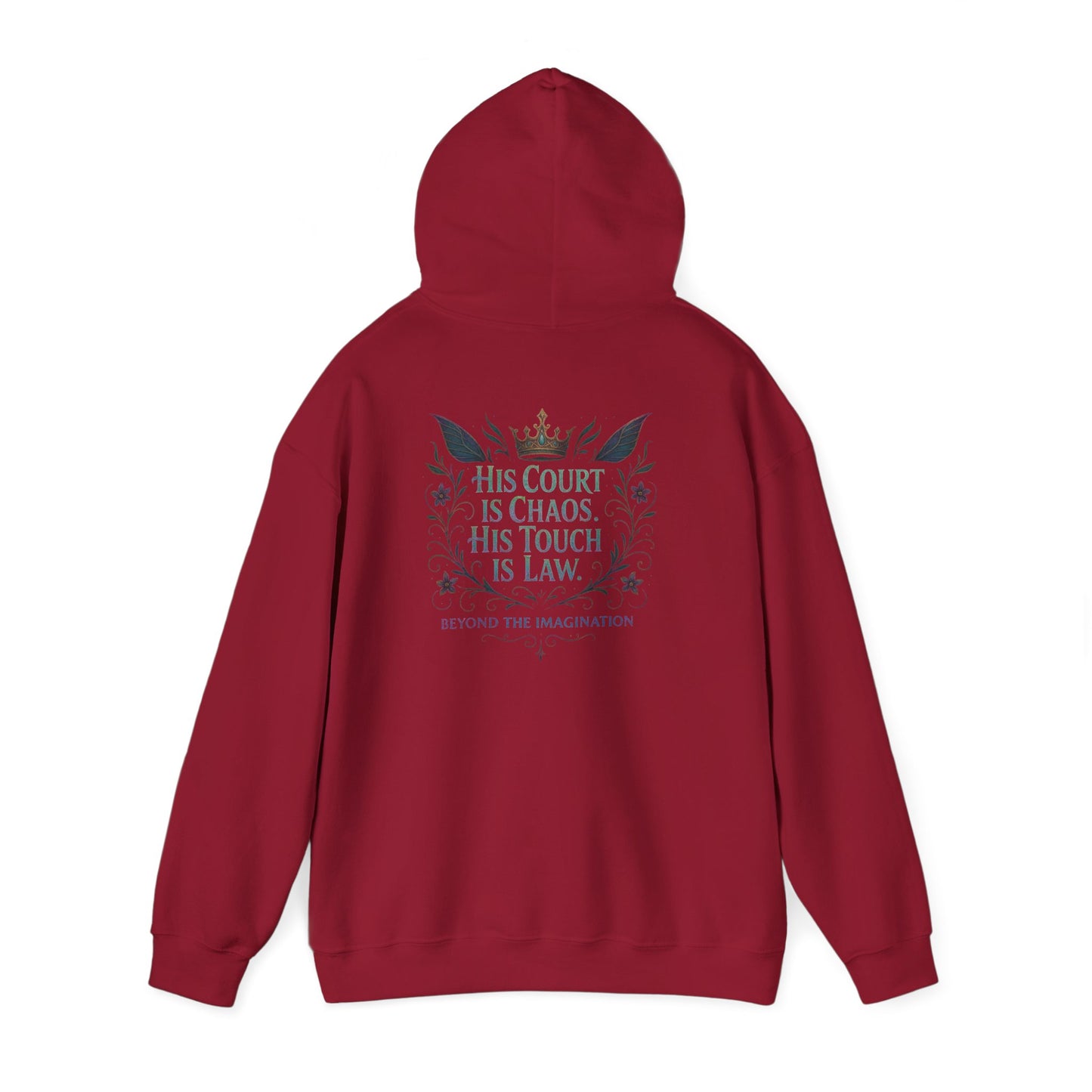 "His Court. His Law." - Dark Fantasy Hoodie