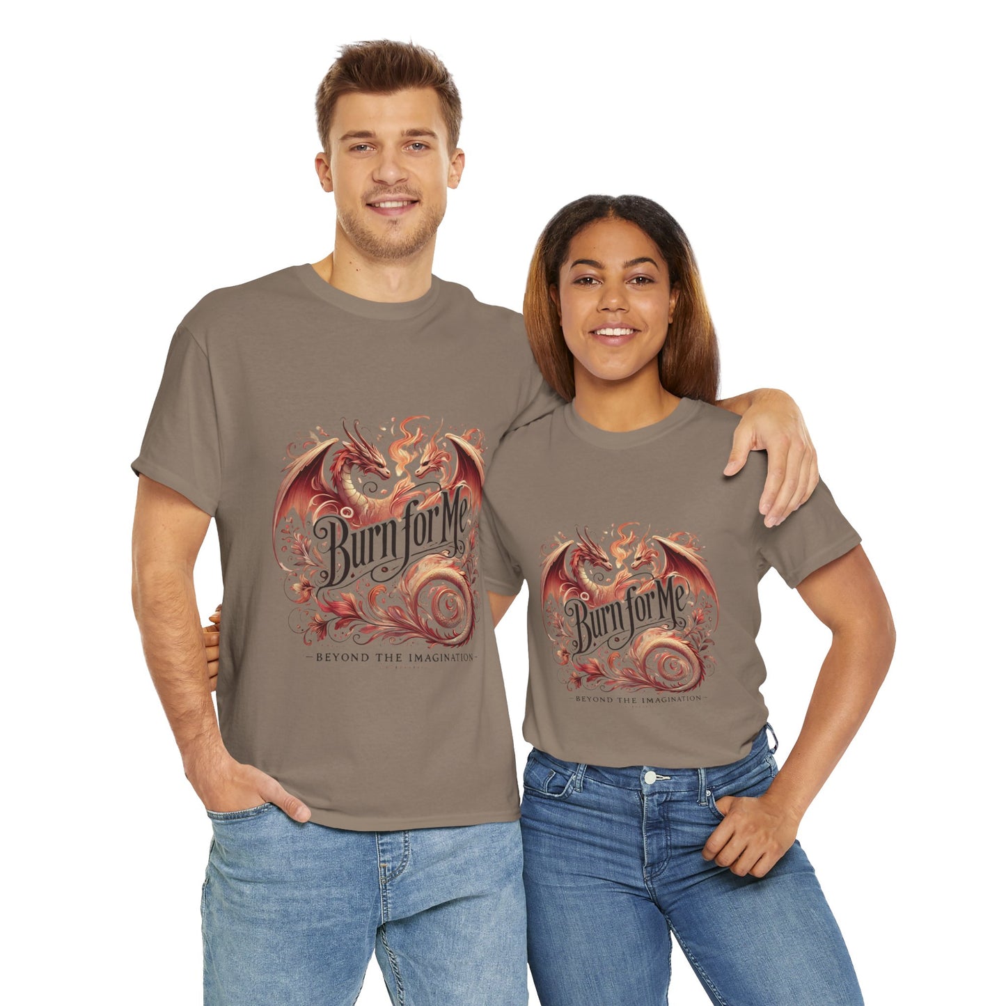 Flame Kissed - "Burn for Me" Fantasy Romance Tee
