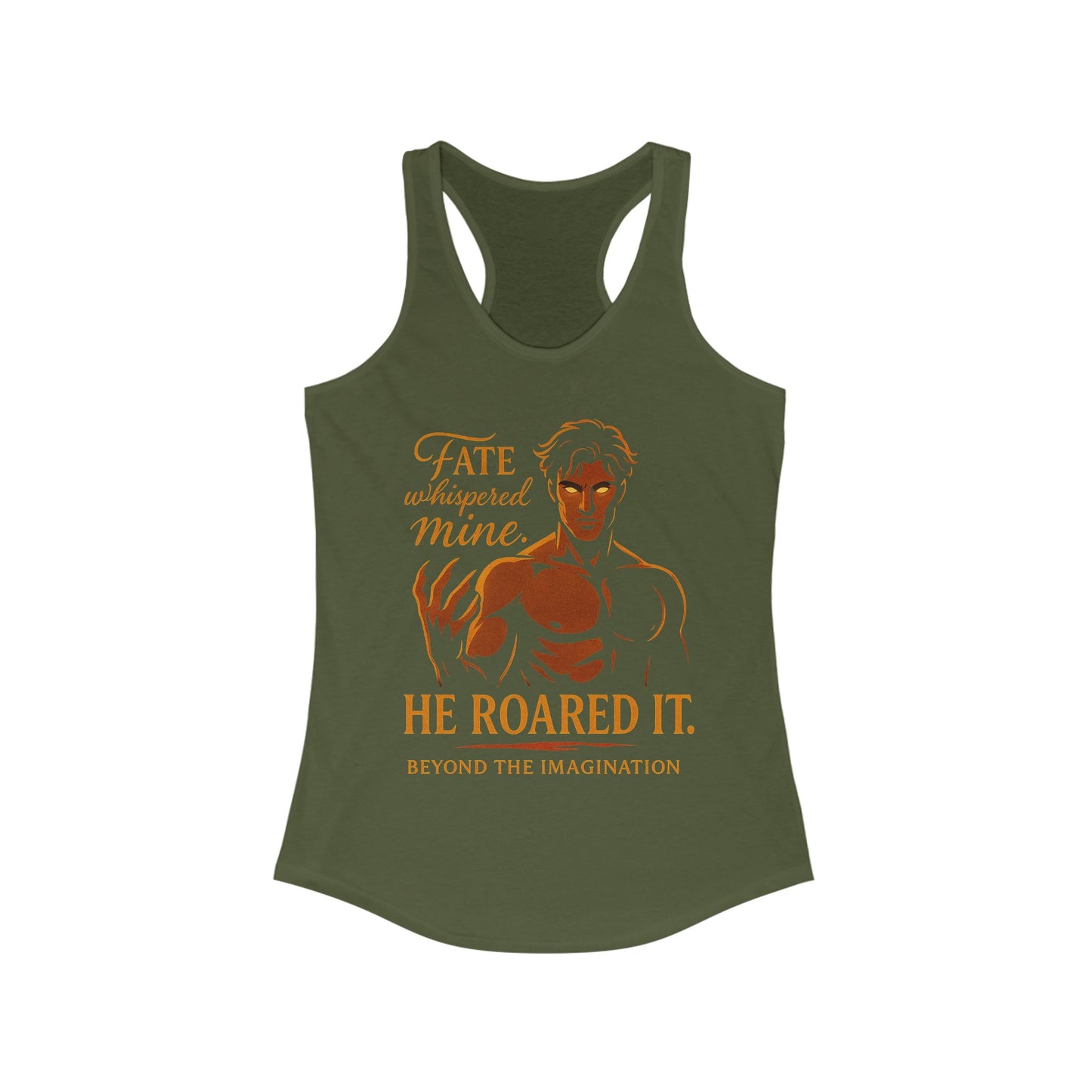 Fate Whispered Mine - Alpha Roar Racerback Tank