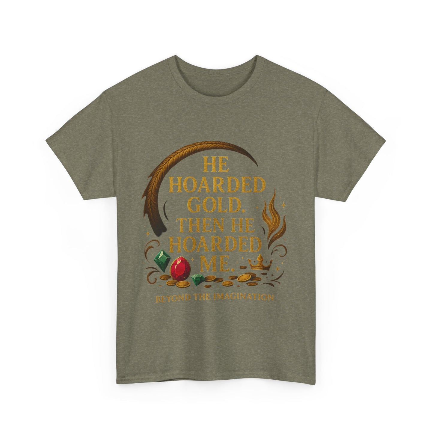 Hoarded Heart Tee - Dragon Treasure Romance Shirt
