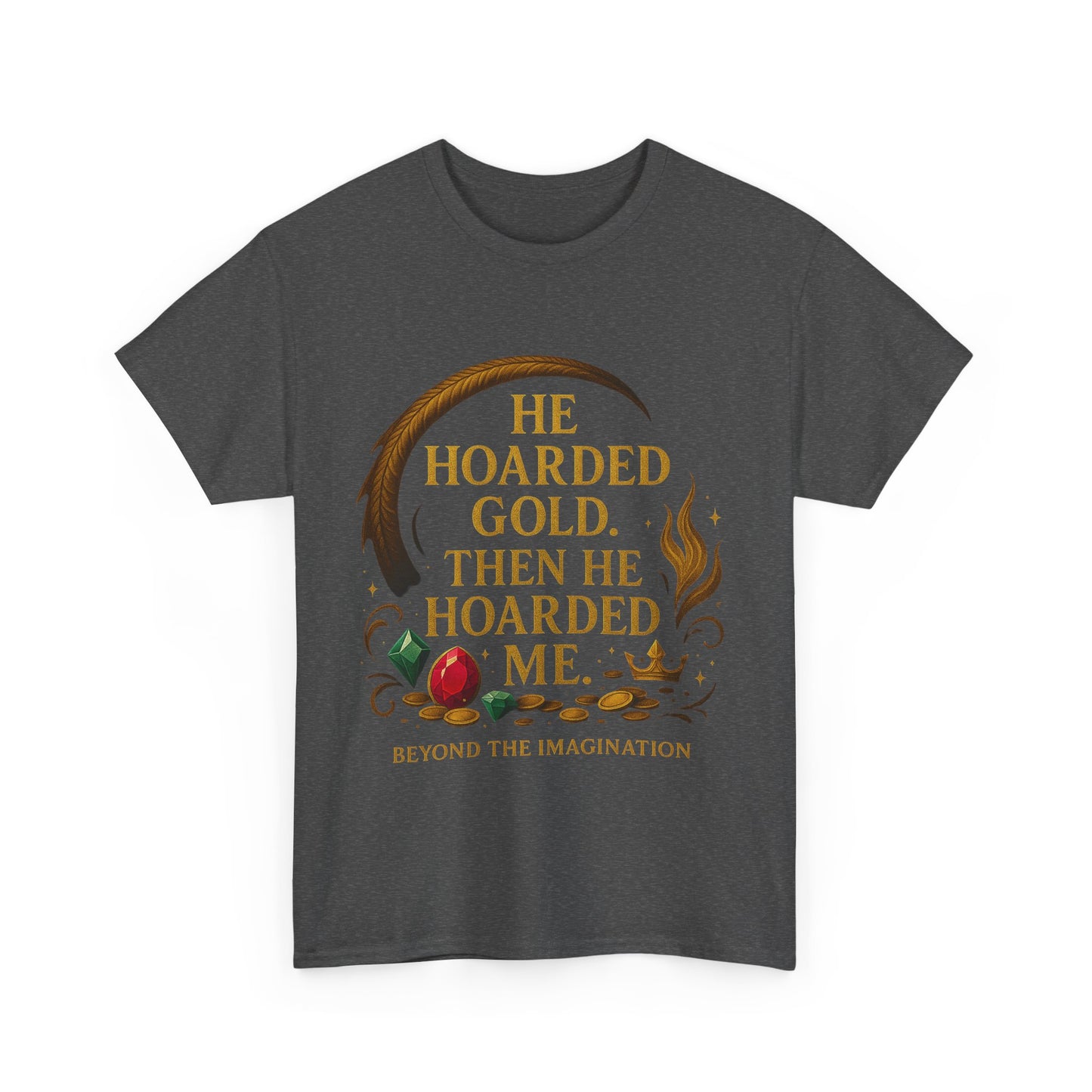 Hoarded Heart Tee - Dragon Treasure Romance Shirt