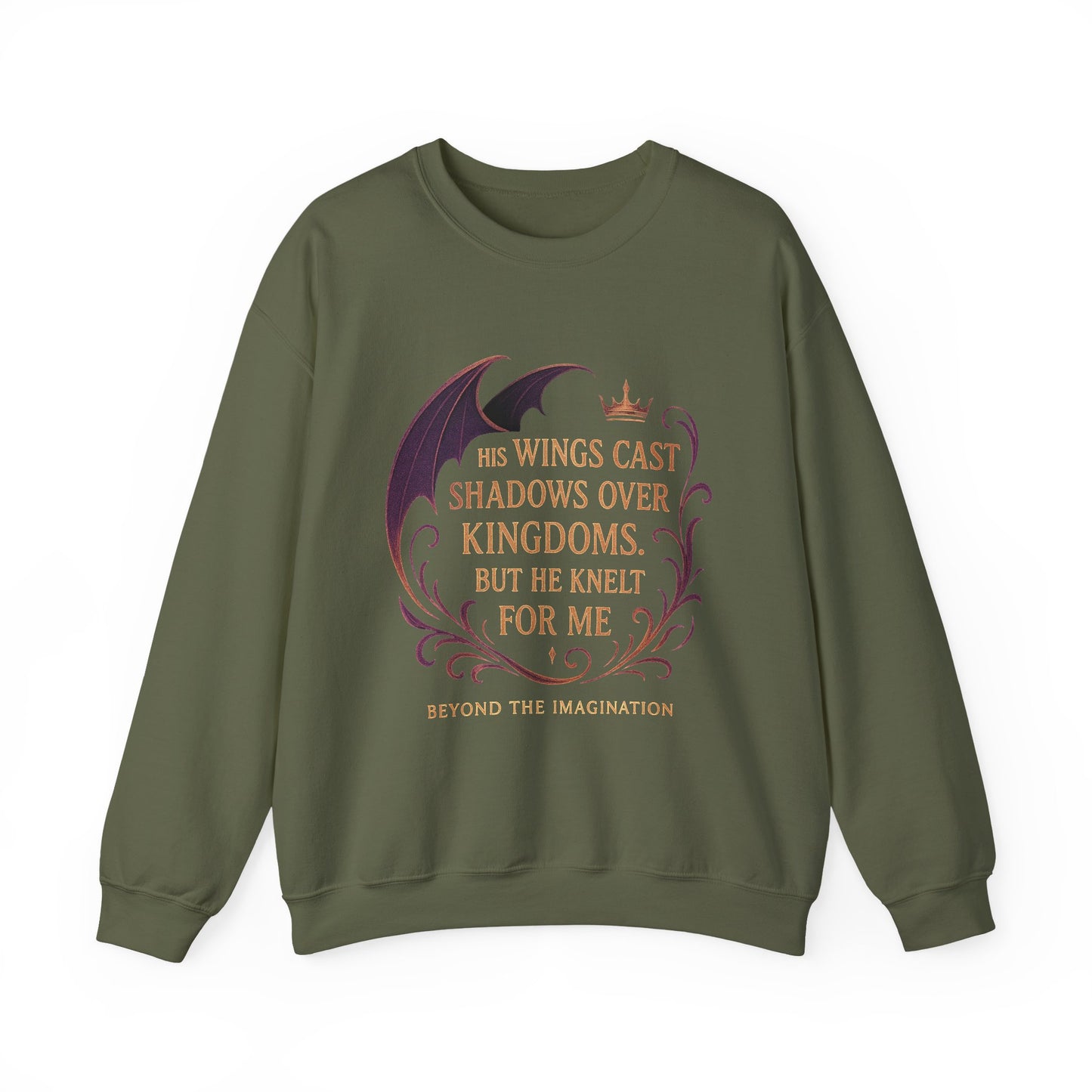 "He Knelt For Me" Dragon Romance Crewneck