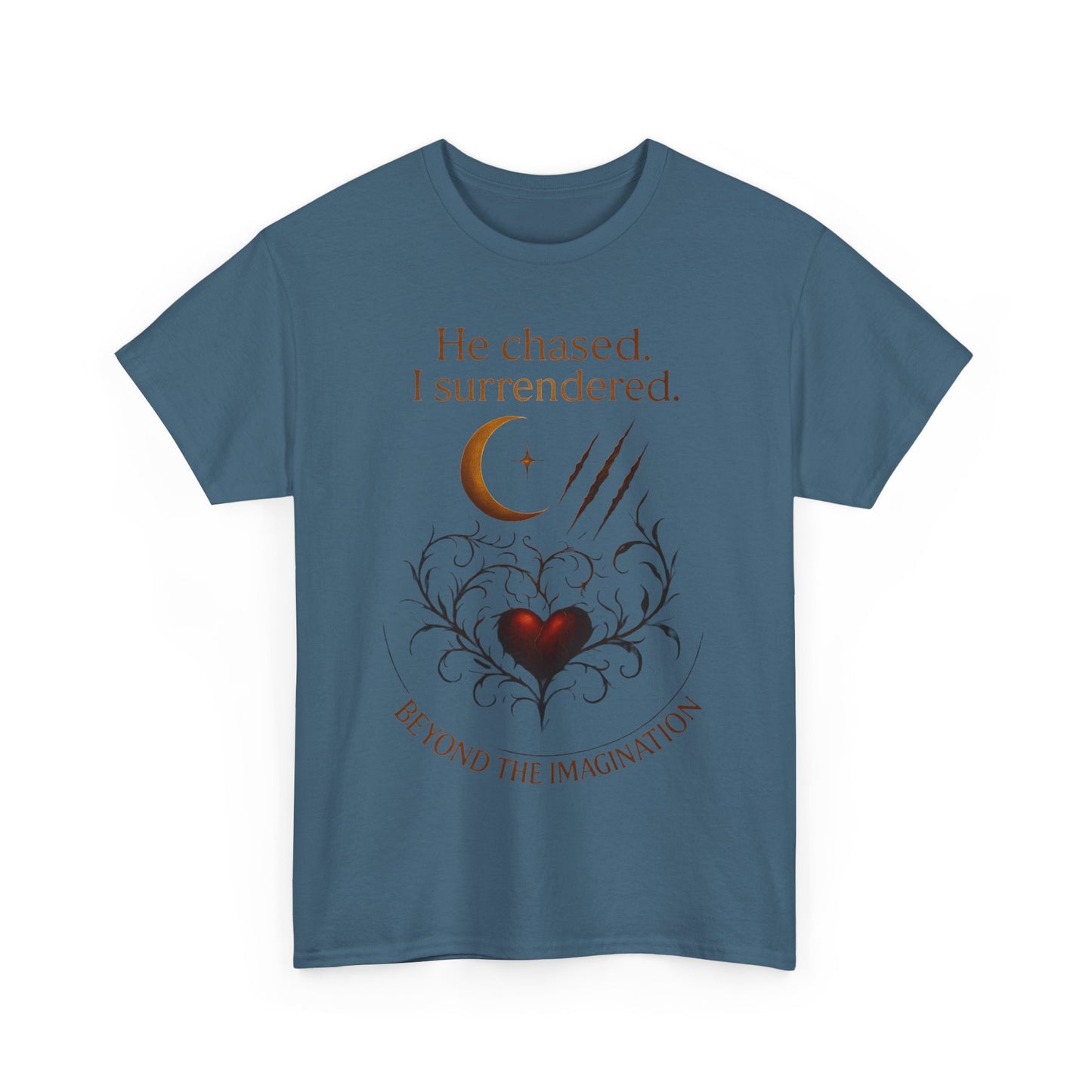 "He chased, I surrendered" - Primal Love Graphic Tee