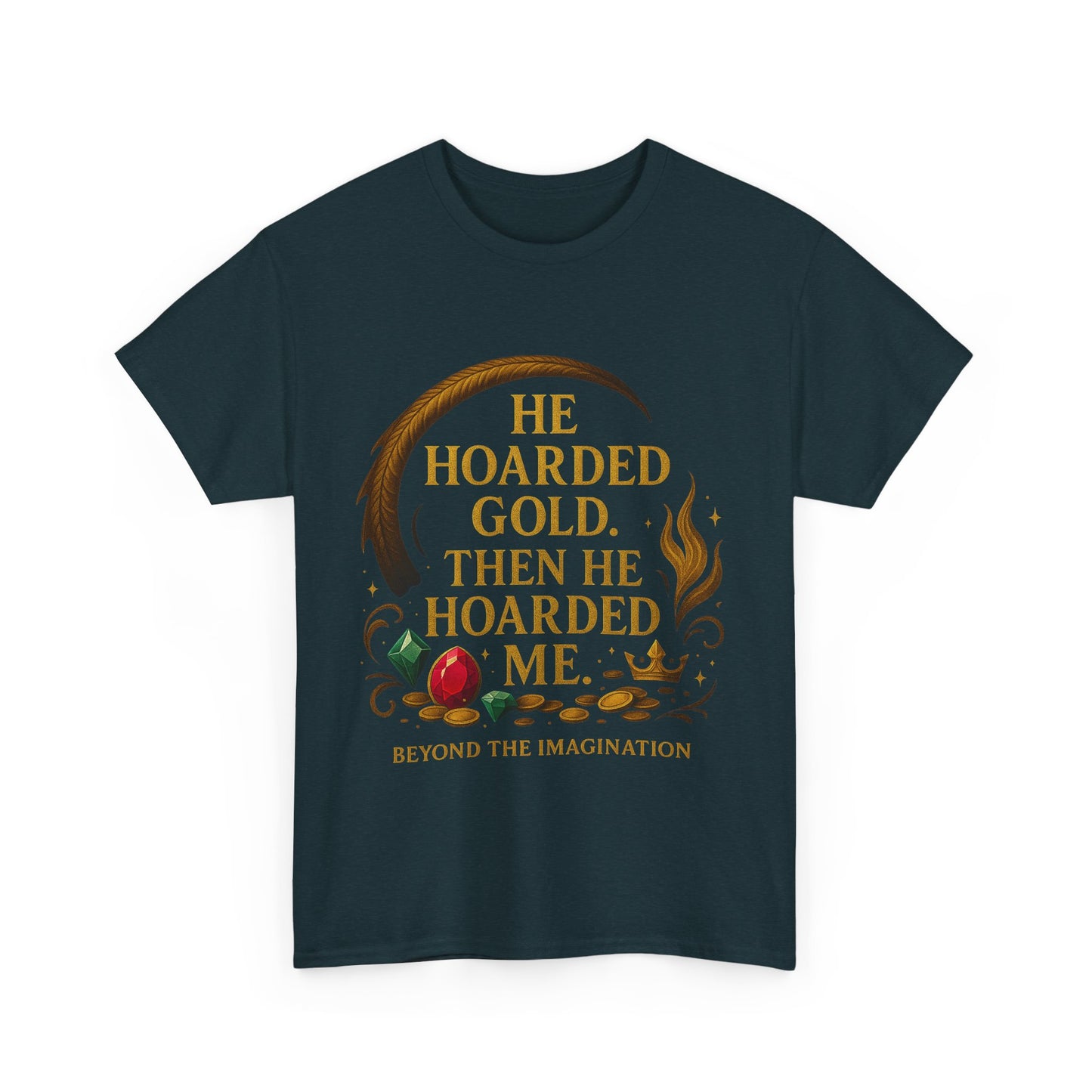 Hoarded Heart Tee - Dragon Treasure Romance Shirt