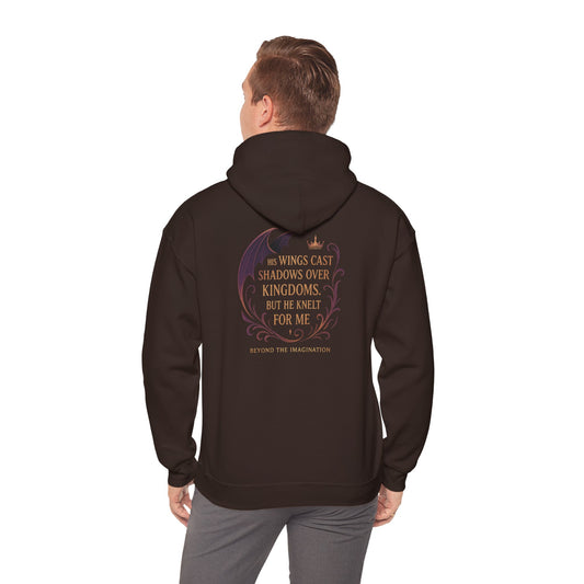 "He Knelt for Me" Fae Romance Hoodie