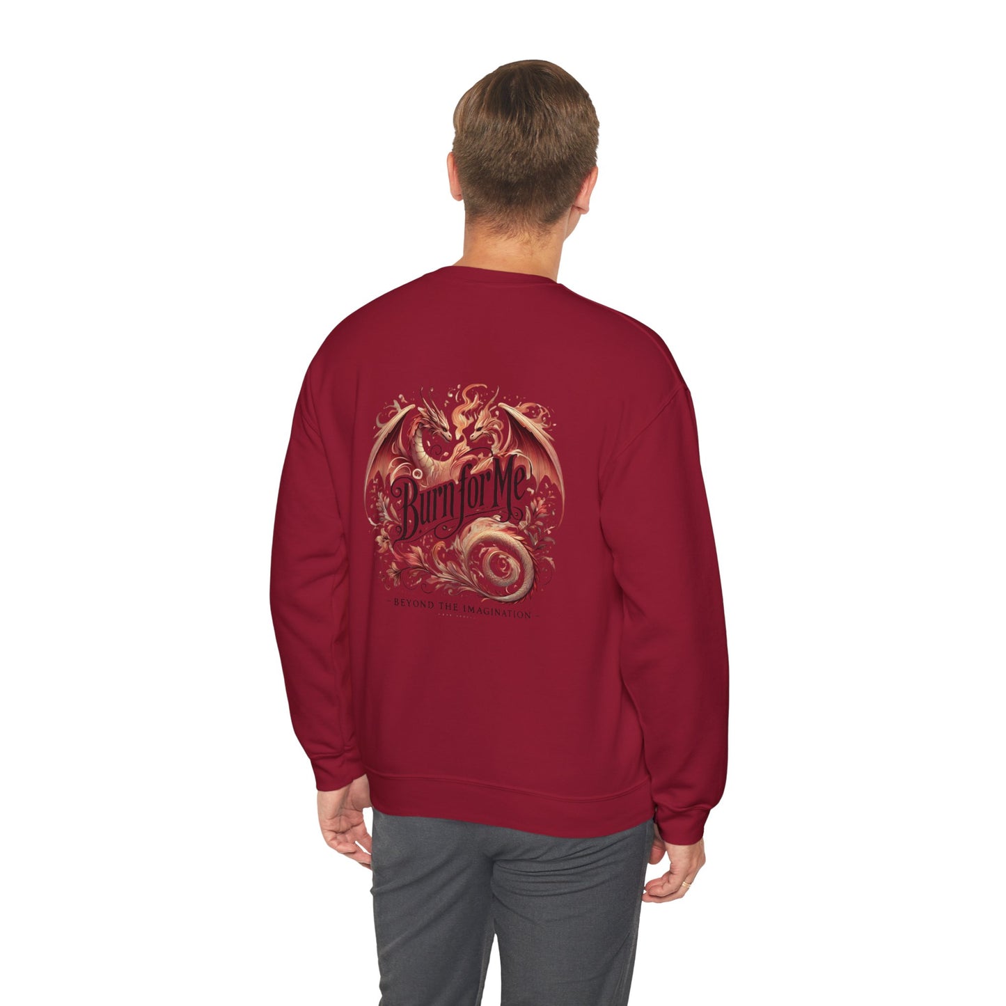 Burn For Me - Dragon Flame Crewneck