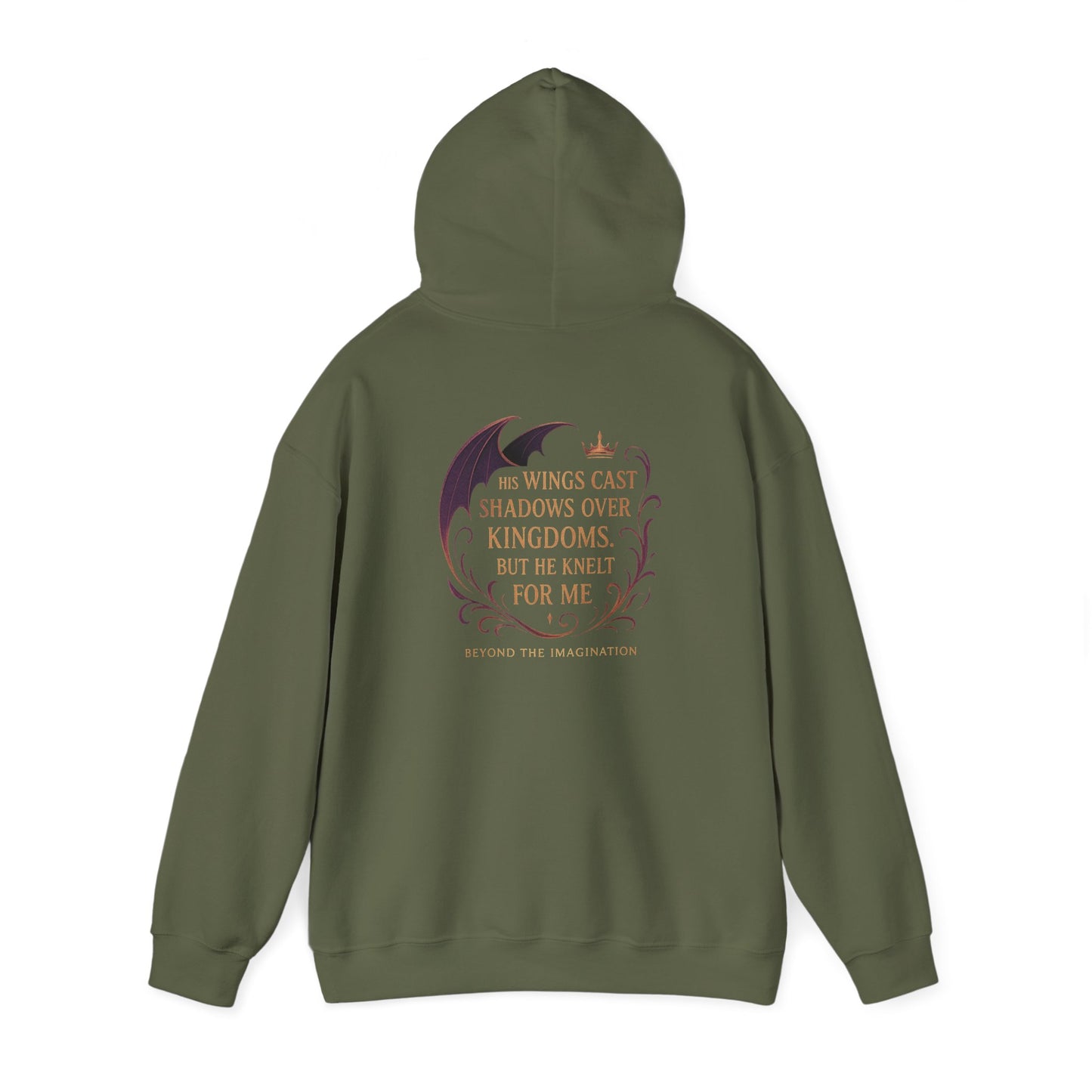 "He Knelt for Me" Fae Romance Hoodie