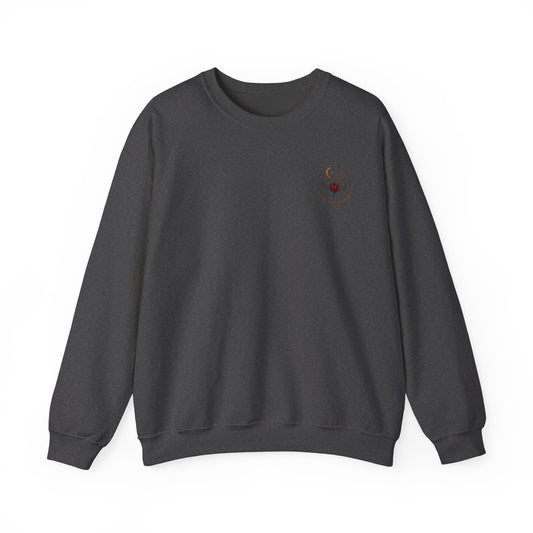 "He Chased. I Surrendered." - Primal Heart Graphic Sweatshirt