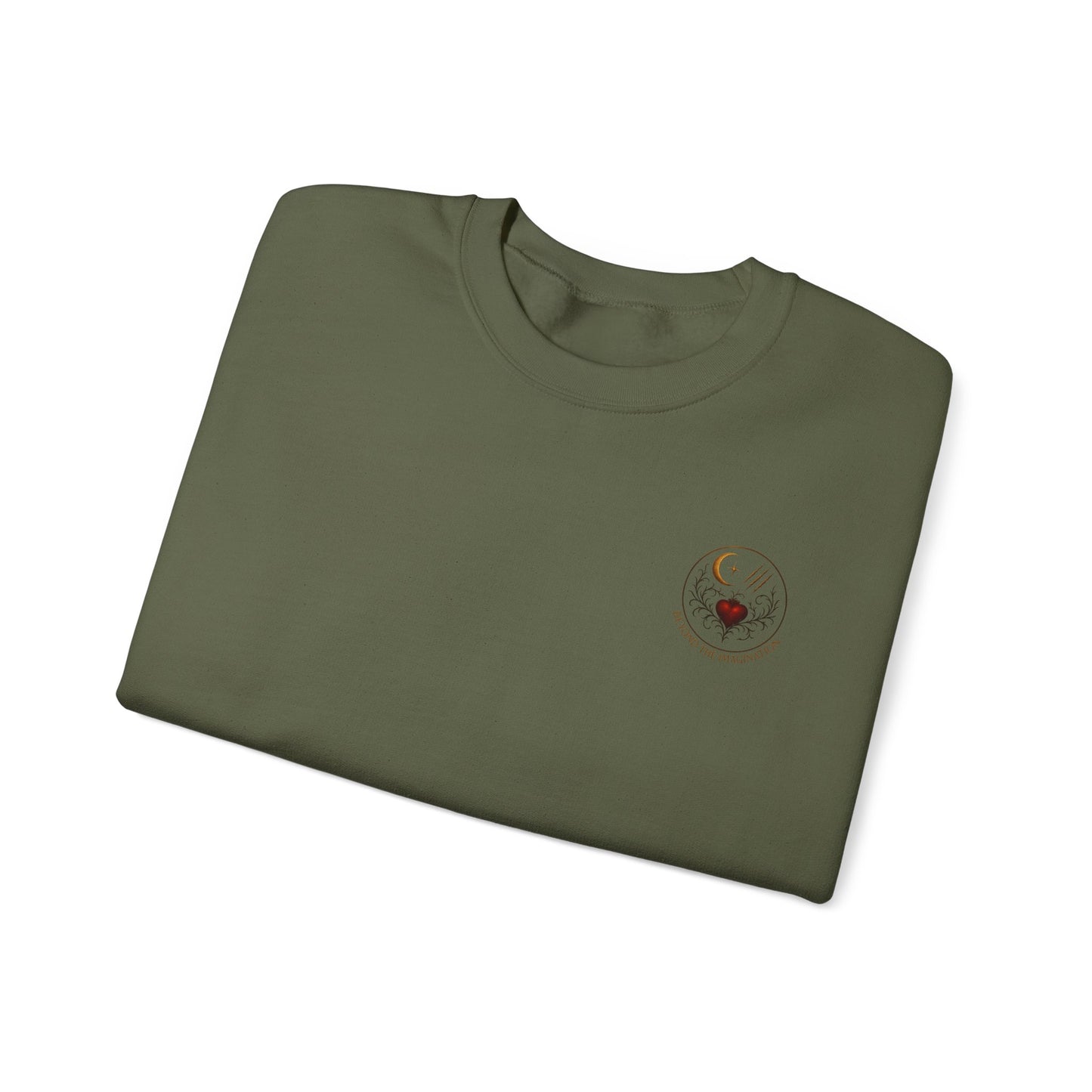 "He Chased. I Surrendered." - Primal Heart Graphic Sweatshirt
