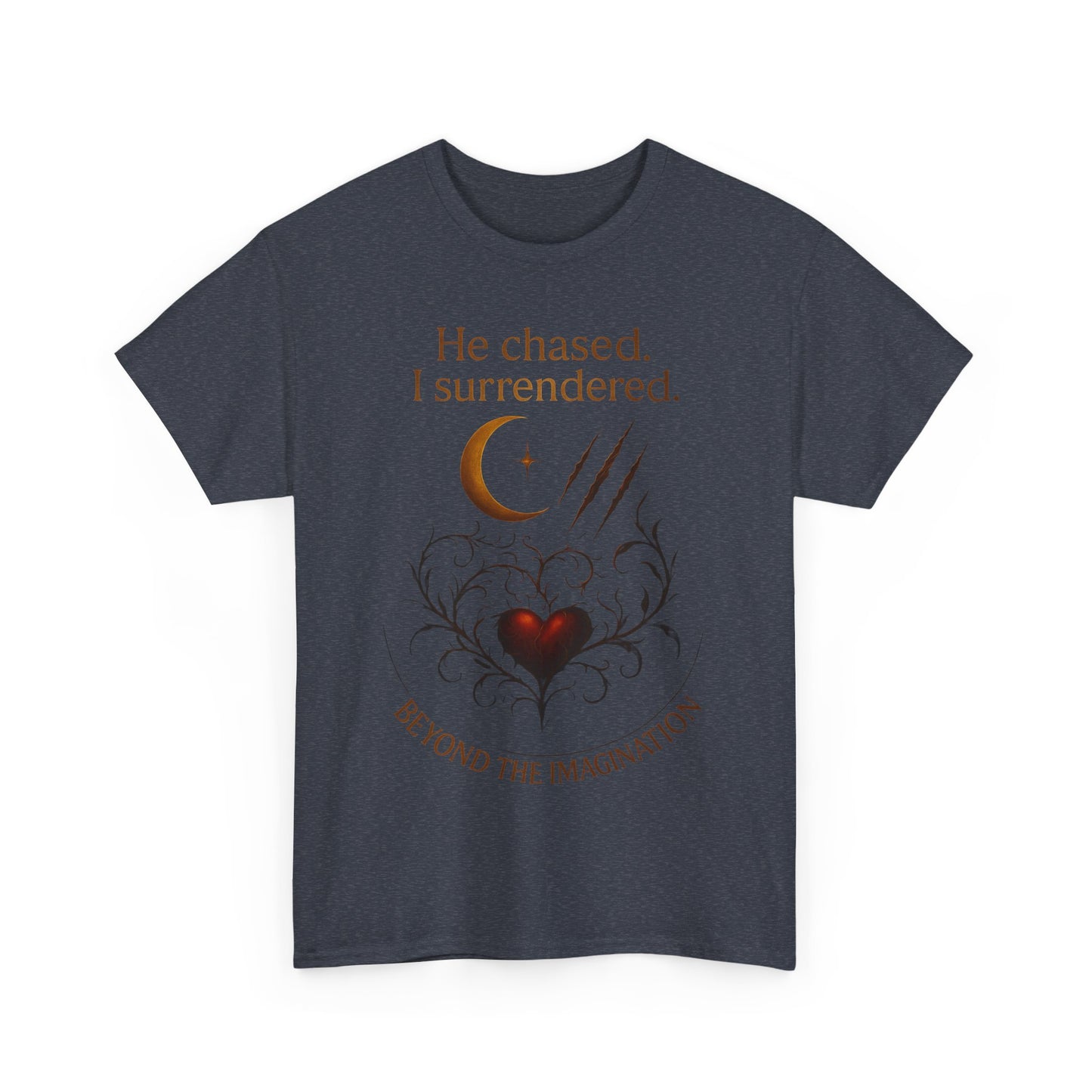 "He chased, I surrendered" - Primal Love Graphic Tee