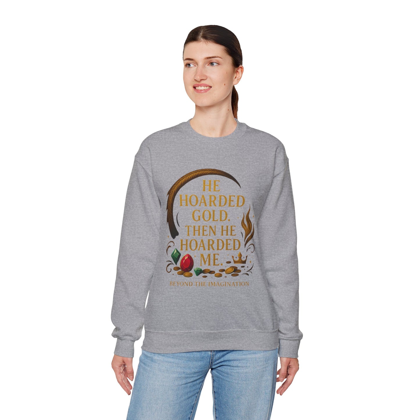 "Hoarded Me" Dragon Romance Sweatshirt