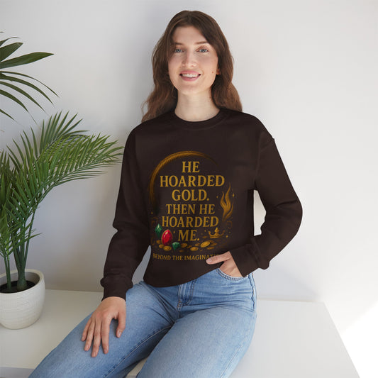 "Hoarded Me" Dragon Romance Sweatshirt