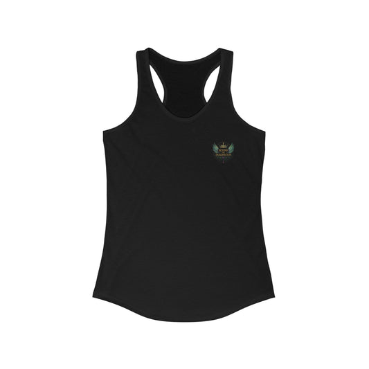 His Touch Is Law Emblem | Racerback Top