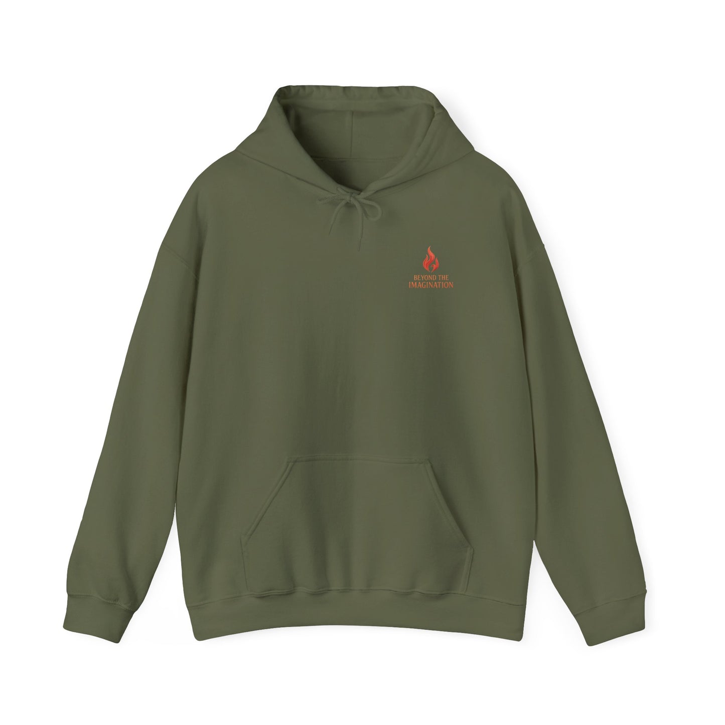 "I Begged for the Burn" Fantasy Flame Hoodie