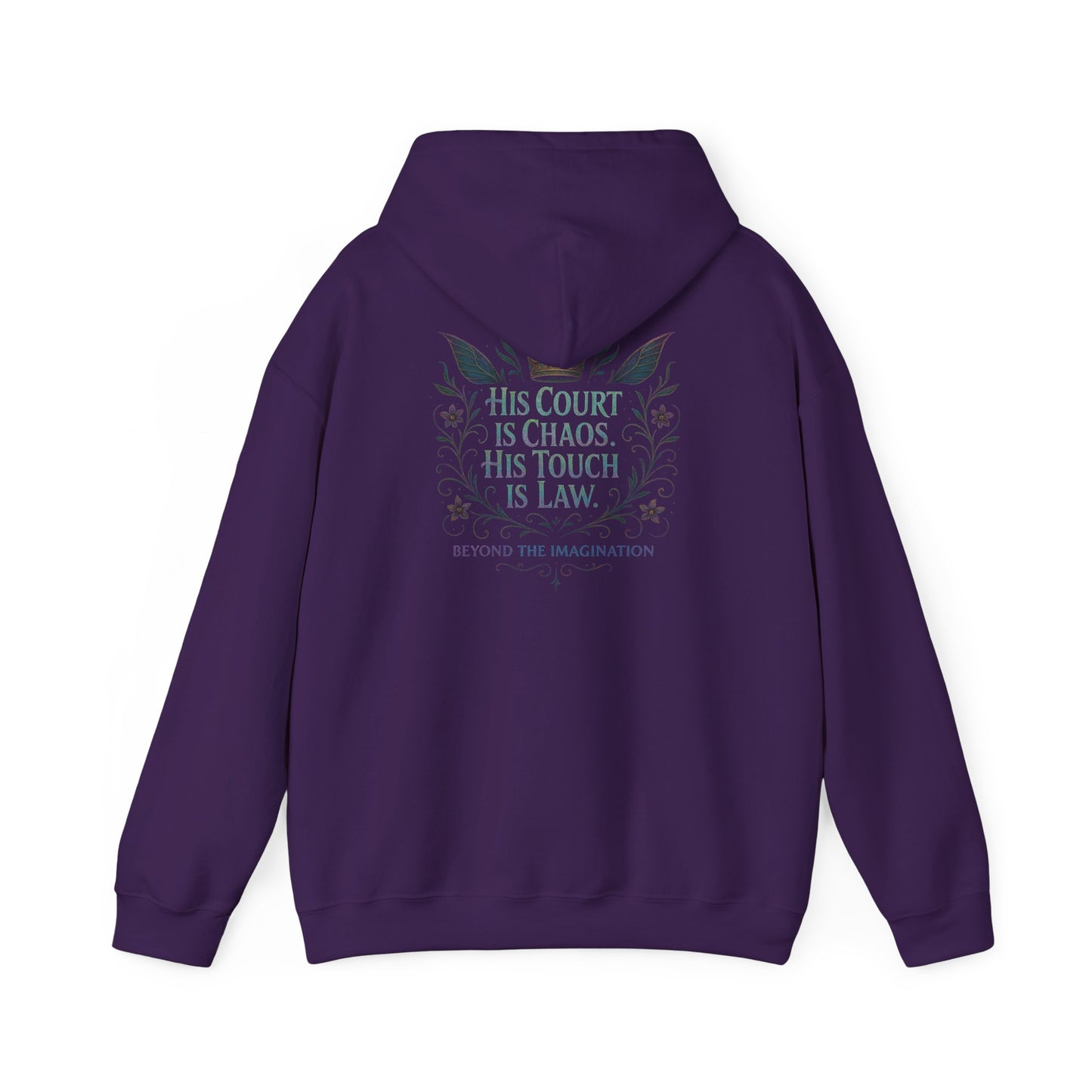 "His Court. His Law." - Dark Fantasy Hoodie